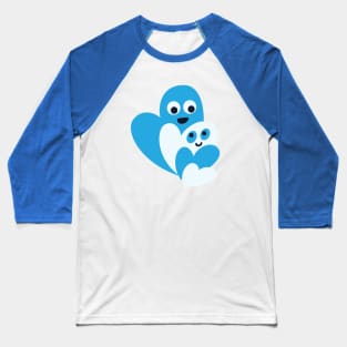 Family of Happy Hearts Baseball T-Shirt